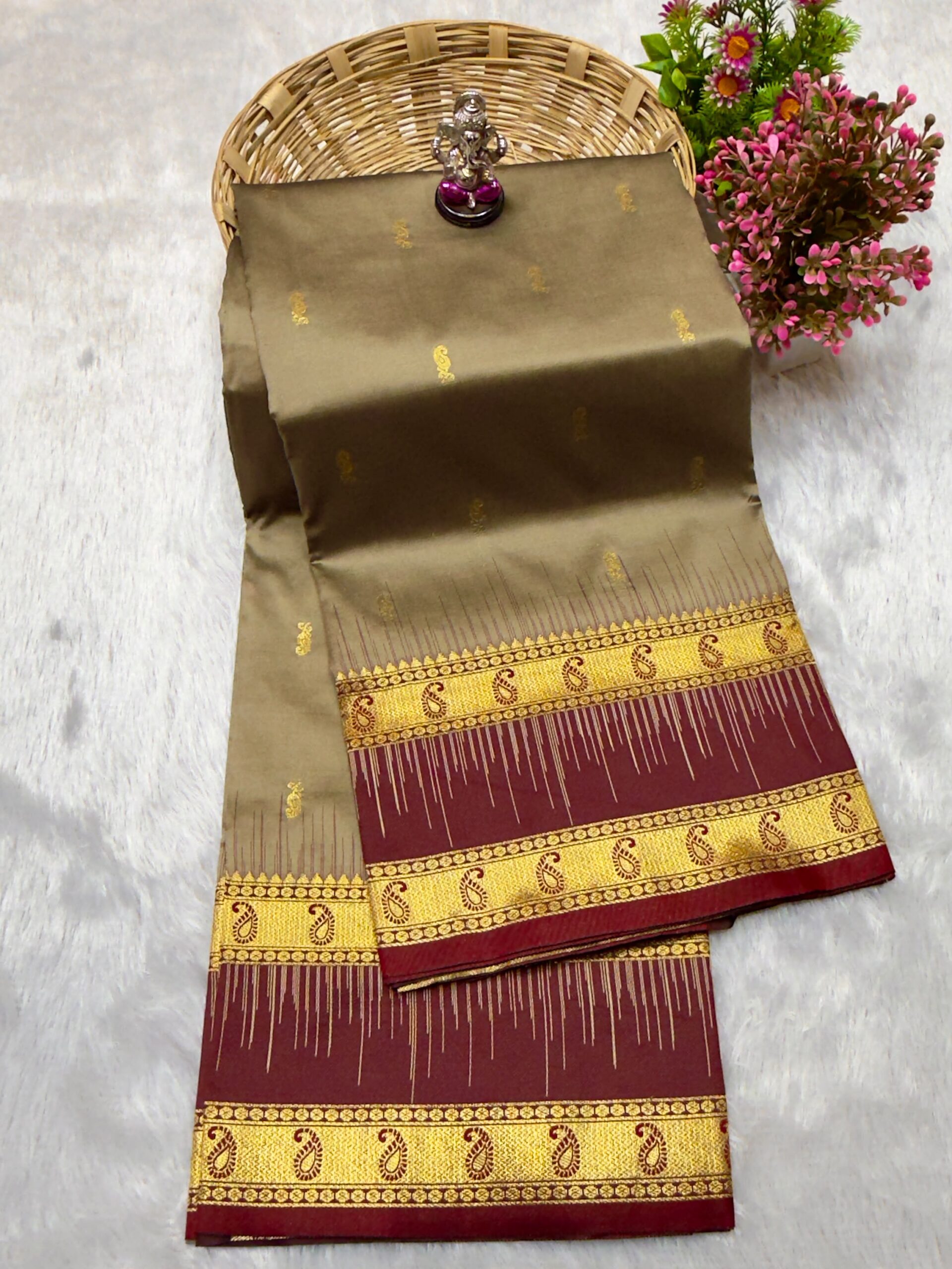 Bentex Kanjivaram Paithani – Premium Pure Soft Silk Saree