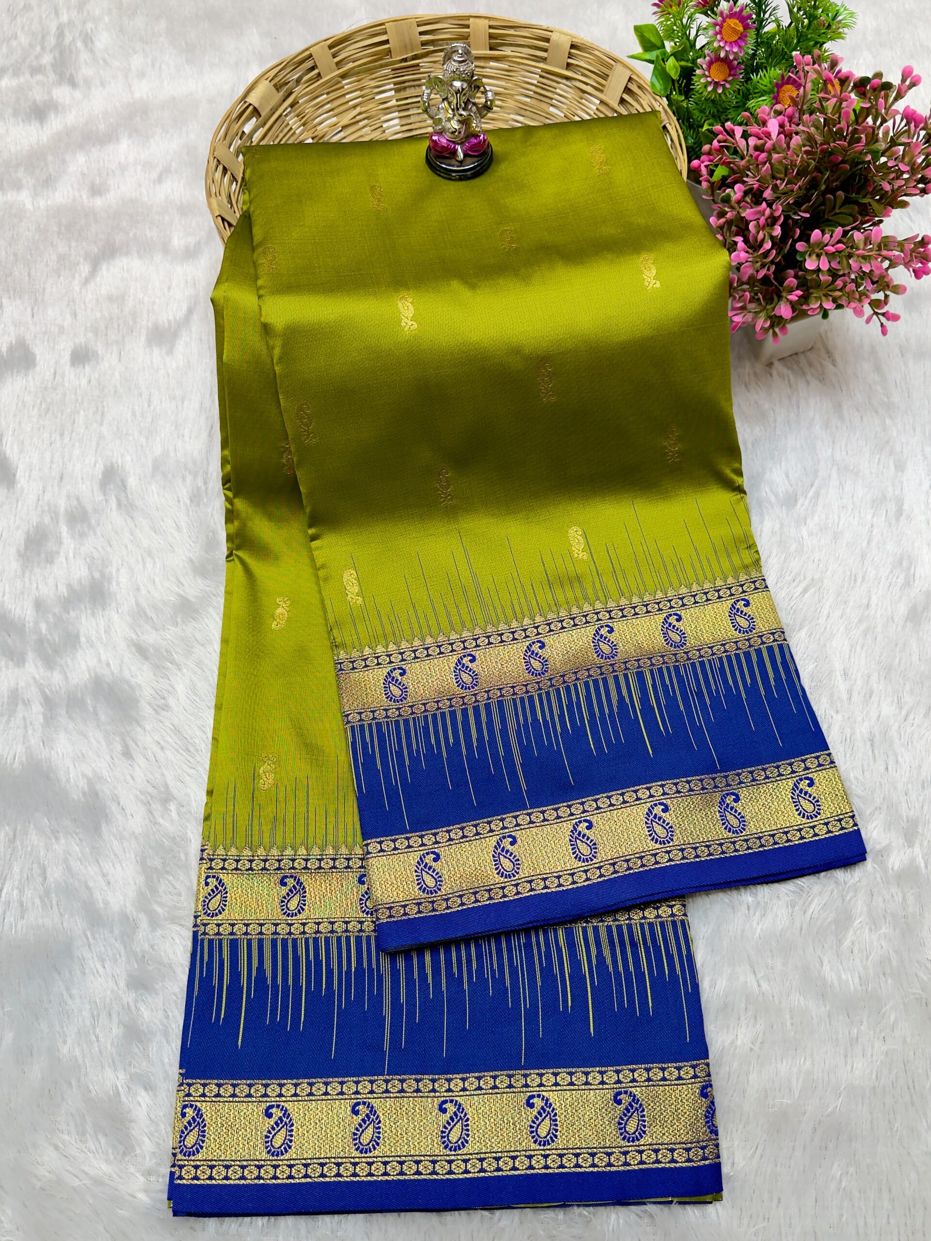 Bentex Kanjivaram Paithani – Premium Pure Soft Silk Saree