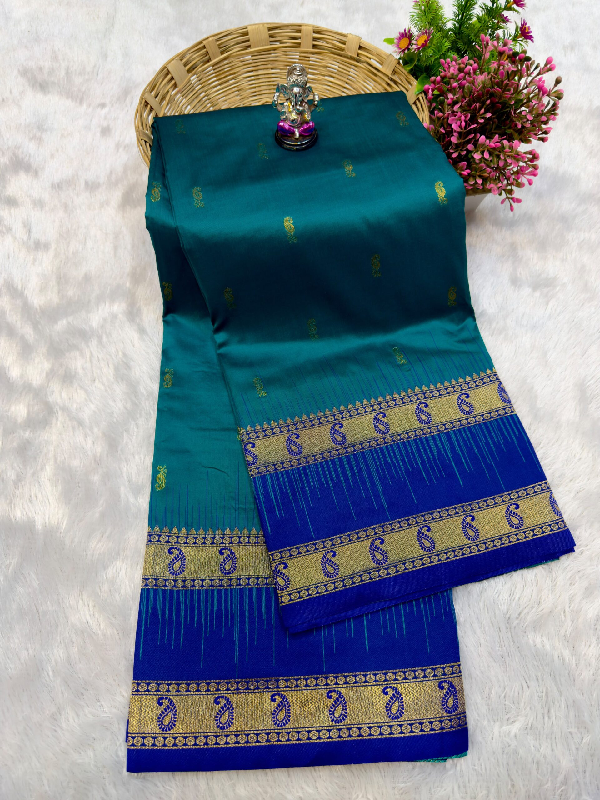 Bentex Kanjivaram Paithani – Premium Pure Soft Silk Saree
