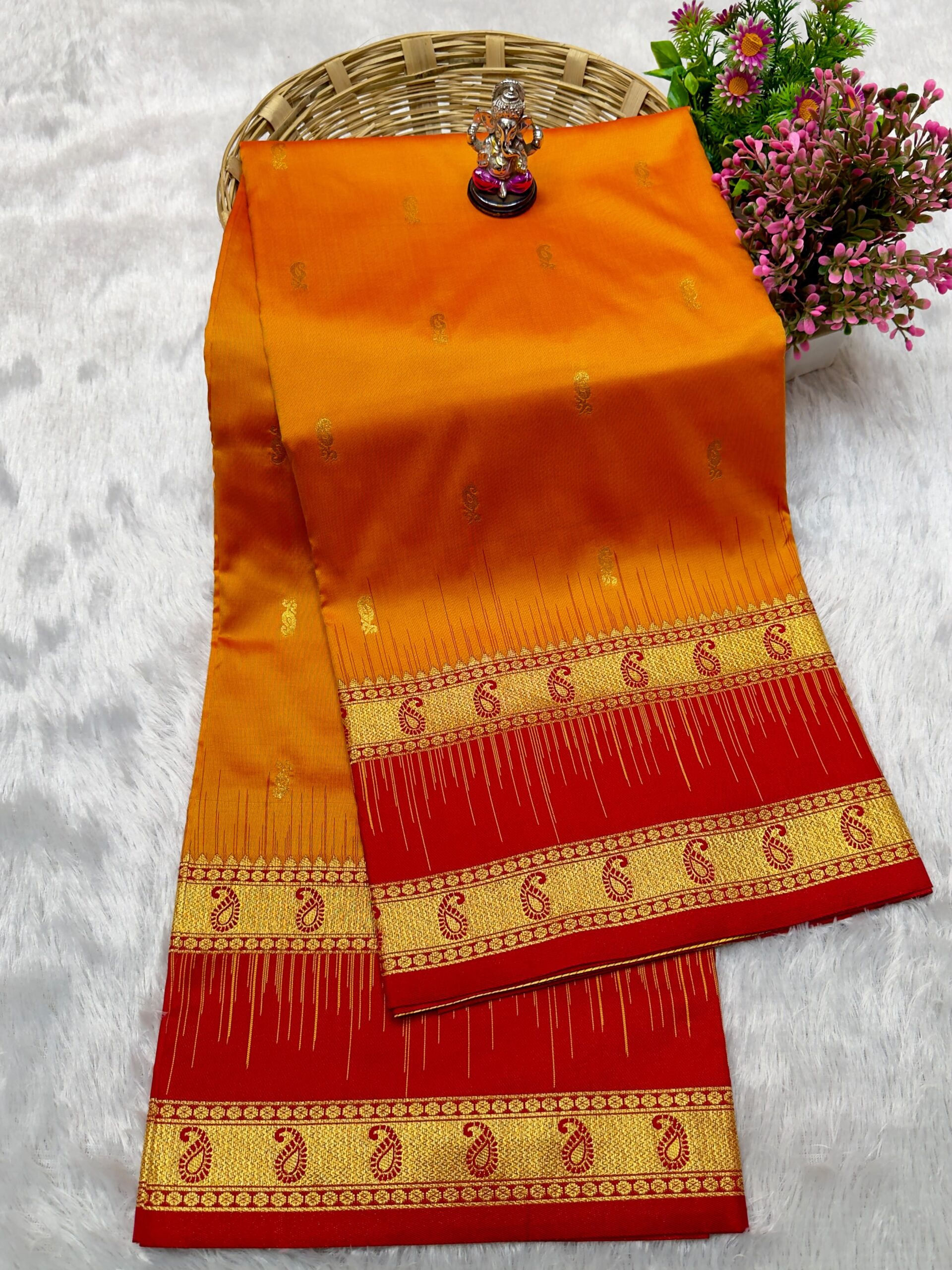 Bentex Kanjivaram Paithani – Premium Pure Soft Silk Saree