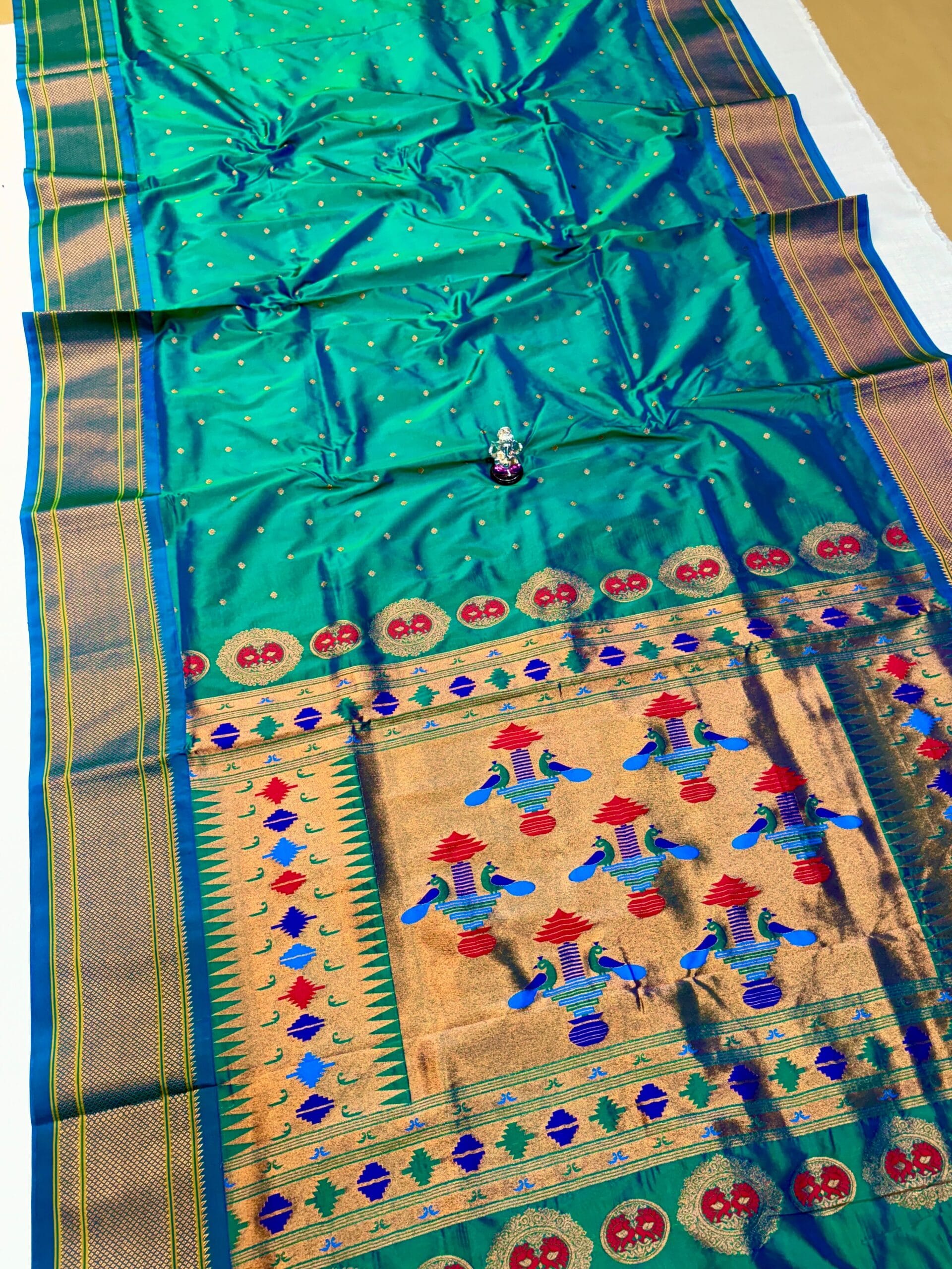 Colour Pallu Kalanjali Paithani – Rugved Collection