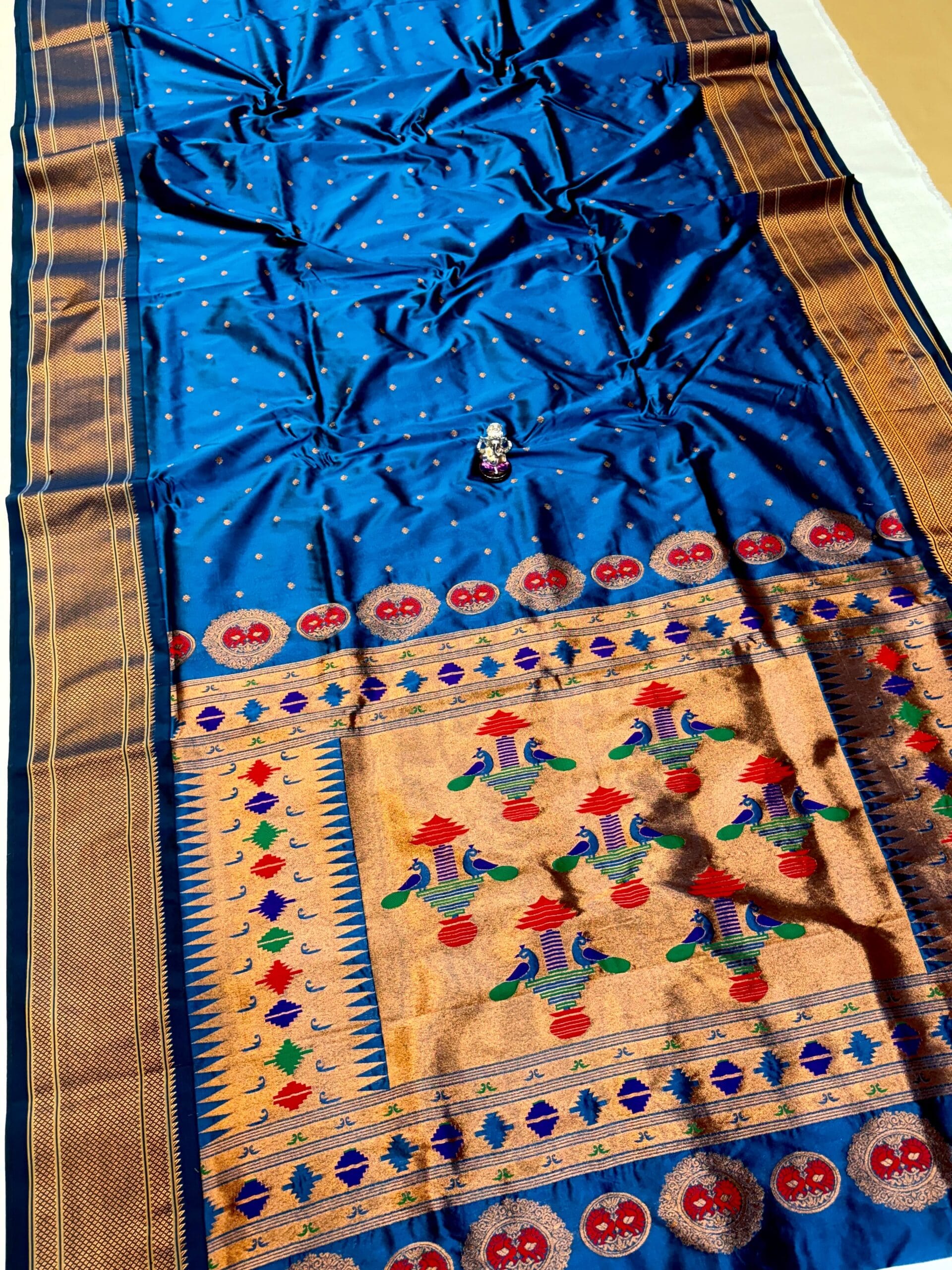 Colour Pallu Kalanjali Paithani – Rugved Collection