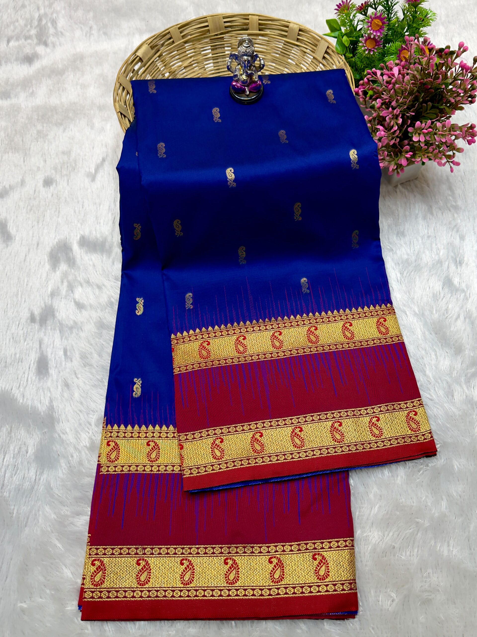 Bentex Kanjivaram Paithani – Premium Pure Soft Silk Saree