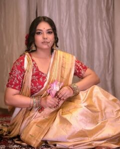 Navratri Special Adi Shakti Paithani by Rugved Collection