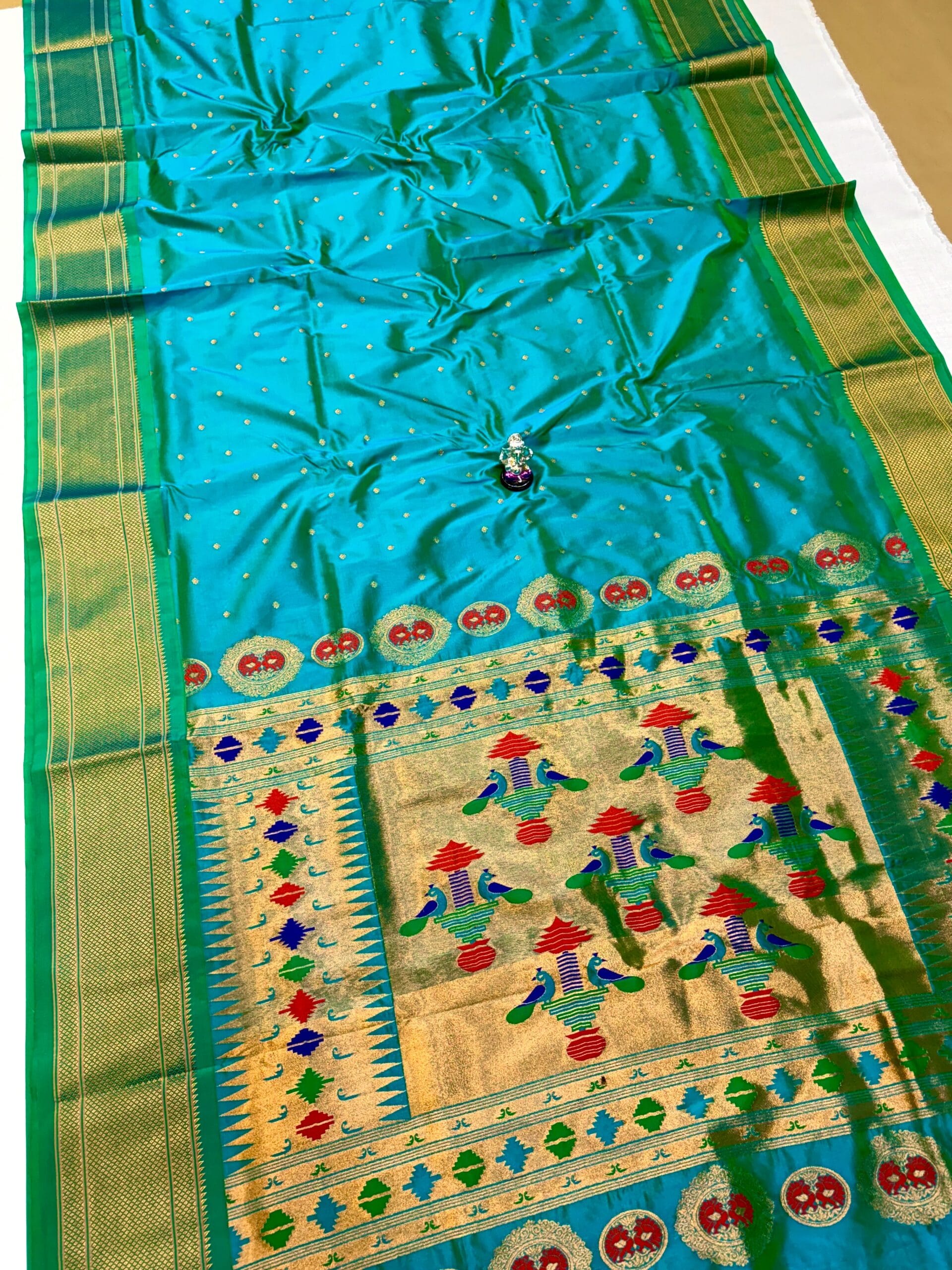 Colour Pallu Kalanjali Paithani – Rugved Collection