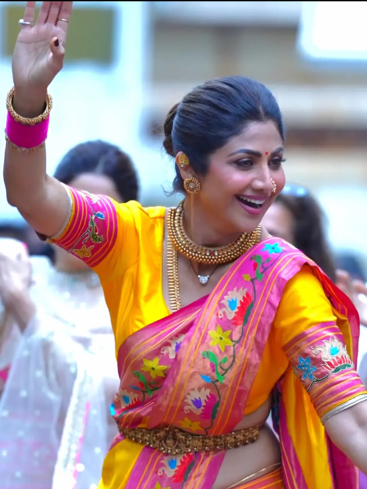 Trending Shilpa Shetty Paithani Saree – Soft Pethani Silk with Meenakari Pallu