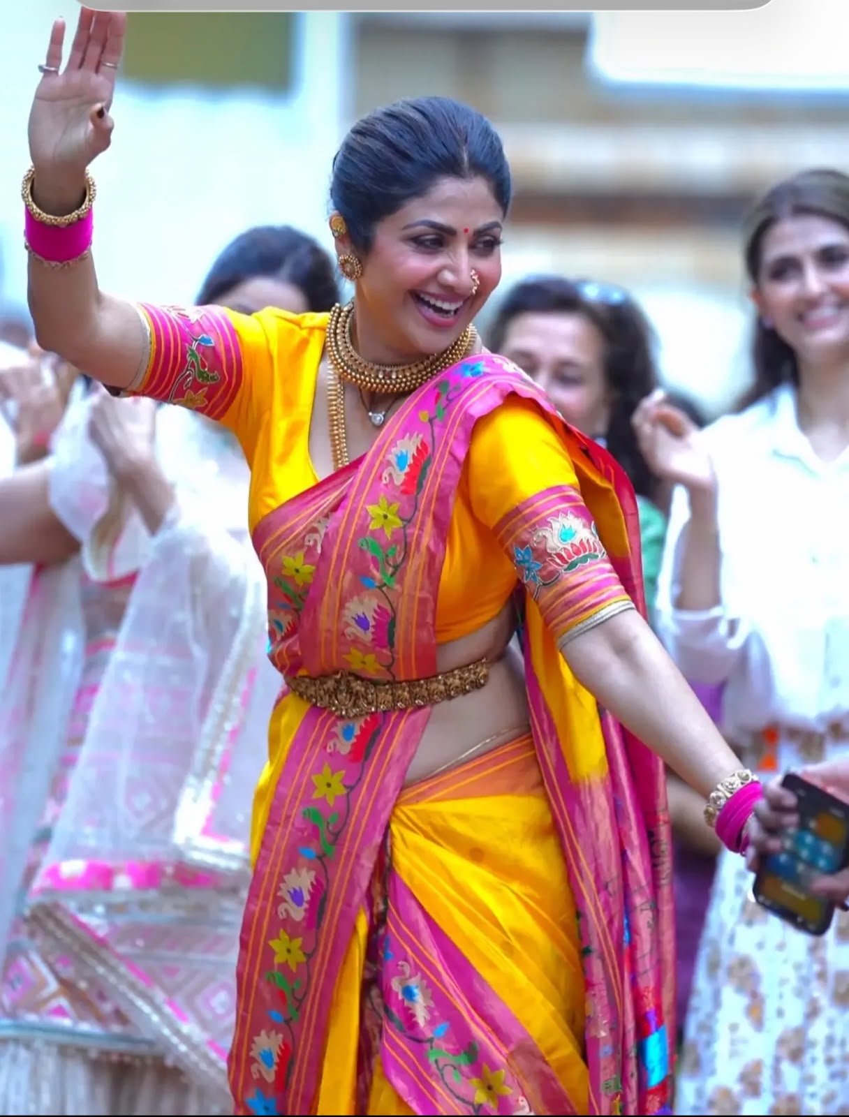 Trending Shilpa Shetty Paithani Saree – Soft Pethani Silk with Meenakari Pallu