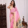 Designer Premium SOFT BANARASI Silk Ready To Wear Sarees