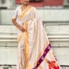 Vitthala Paithani Saree for Women - 8 Trendy Colors - Thumbnail Image 7
